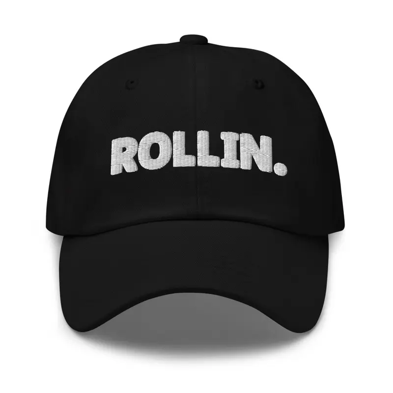 ROLLING. baseball cap