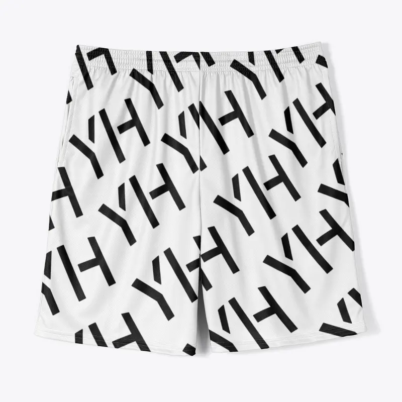 Young Hustla' Wrap-Around logo Shorts